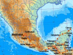 Mexikó Guatemala Honduras térkép