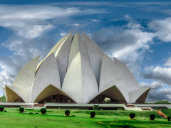India - Delhi, Lótusz templom India - Delhi, Lótusz templom