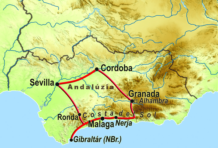 Dél-spanyolországi körutazás - Andalúzia és Gibraltár