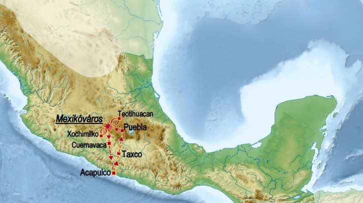 Mexikó körút I.