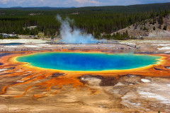 USA, Yellowstone Nemzeti Park, Grand Prismatic Spring